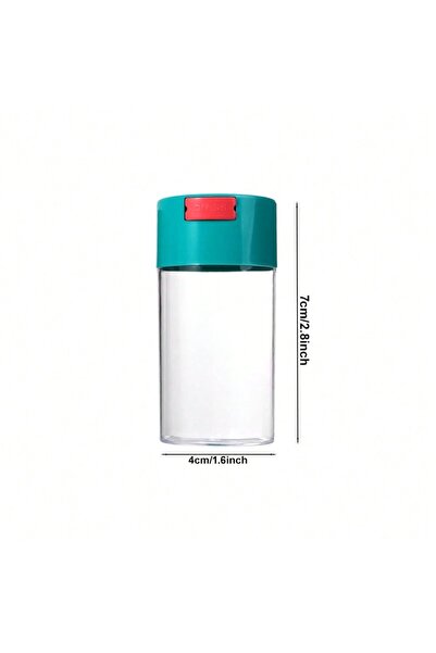 Choice green Acrylic Air Tight Mini Jar 60mL 2oz. - Colored Lid Clear Bottom