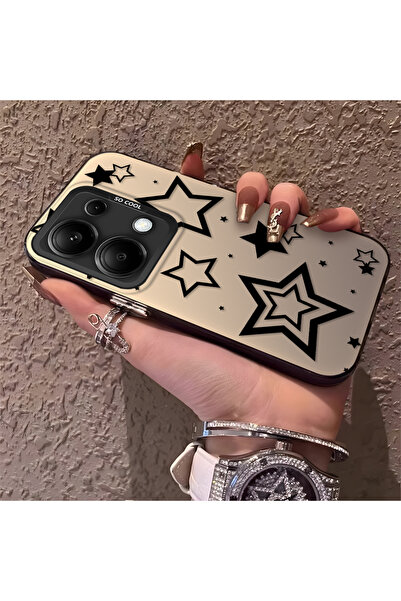 Hontinga حافظة هاتف Redmi Note 13 Pro 4G متوافقة مع الحواف السيليكونية الصلبة...