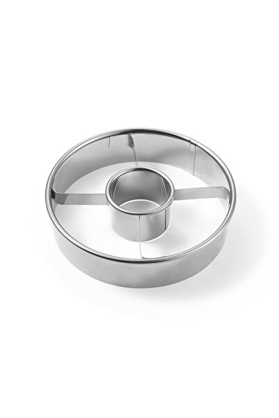 Choice قالب تقطيع خاص دائري فضي اللون من الفولاذ المقاوم للصدأ، مناسب لصنع ال...