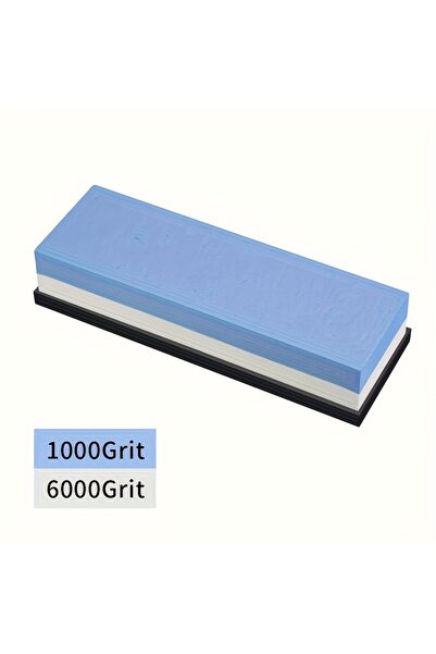 Choice1 حجر شحذ عالي الجودة، مبراة مزدوجة الجوانب بدرجة خشونة 1000/6000 مع قا...