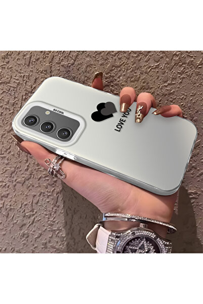 Hontinga حافظة هاتف سامسونج جالاكسي S24 متوافقة مع نمط القلب من السيليكون ذات...