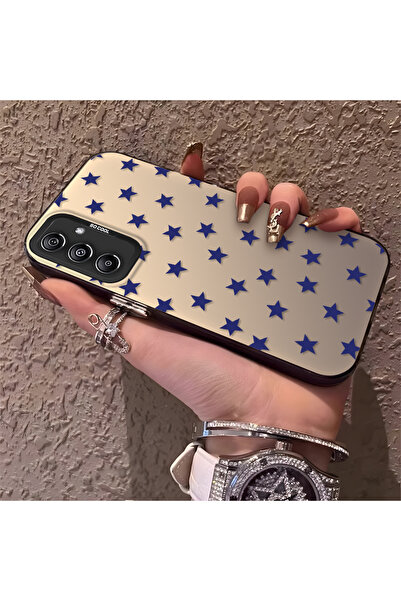 Hontinga حافظة هاتف سامسونج جالاكسي M34 5G متوافقة مع الحواف السيليكونية الصل...