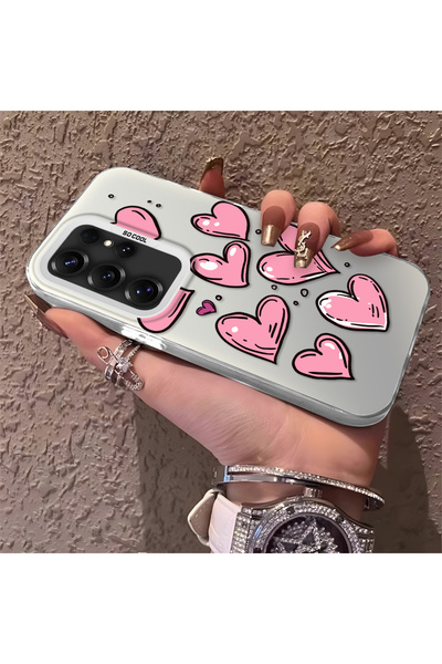 Hontinga غطاء هاتف سيليكون متوافق مع سامسونج جالاكسي S25 ألترا، بحافة صلبة وم...