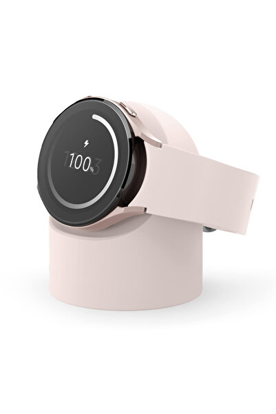 Choice3 Galaxy Watch 5 5Pro Pink Silicone Stand Charger Holder Charging Seat ...