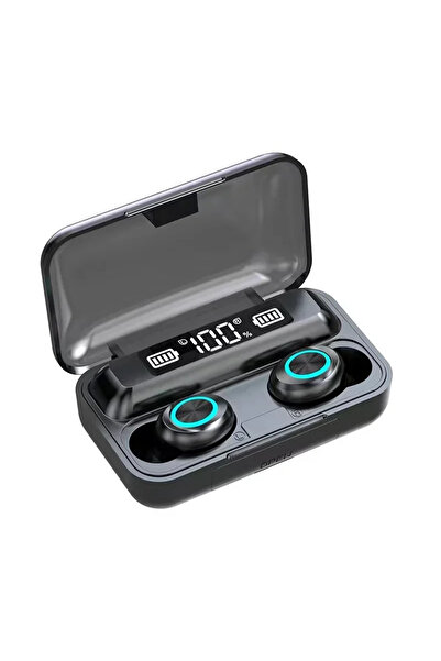 Choice سماعات بلوتوث F9 الجديدة باللون الأسود، إصدار 2026، صوت ستيريو 9D، صوت...