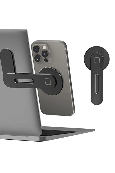 choice2 حامل هاتف مغناطيسي أسود للكمبيوتر المحمول، حامل جانبي لشاشة الكمبيوتر...