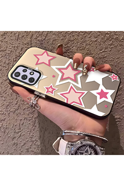 Hontinga حافظة هاتف سامسونج جالاكسي A72 متوافقة مع نجوم ملونة من السيليكون ذا...