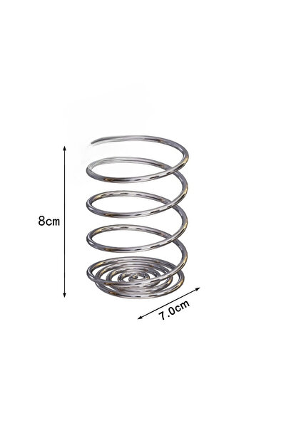 Choice 1pcs Stainless Steel Spiral Toothbrush & Makeup Brush Holder, 2-in-1 B...