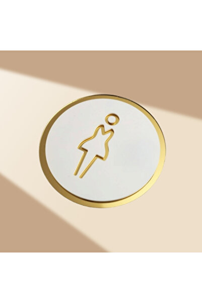 Choice 12x12cm female 1pc 12cm/4.72inch Men's and Women's Restroom Door Plaqu...