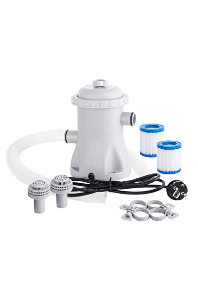 Choice EU Plug Pool Filter Pump 330 GPH Paddling Pool Electric Water Pump Wit...