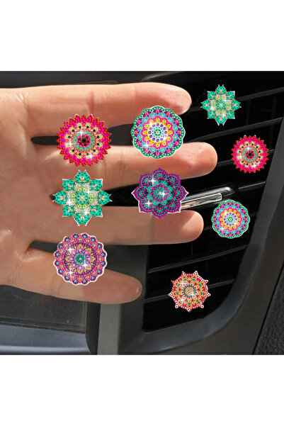 Choice XXJ009 6 / set DIY special pattern diamond art car ornament Crystal Rh...