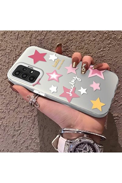 Hontinga حافظة هاتف سامسونج جالاكسي A23 متوافقة مع نجوم ملونة من السيليكون ذا...