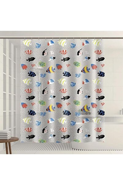 Choice ستارة حمام شفافة من TMCY Troal مقاس 180×200 سم، مصنوعة من مادة PEVA، ب...