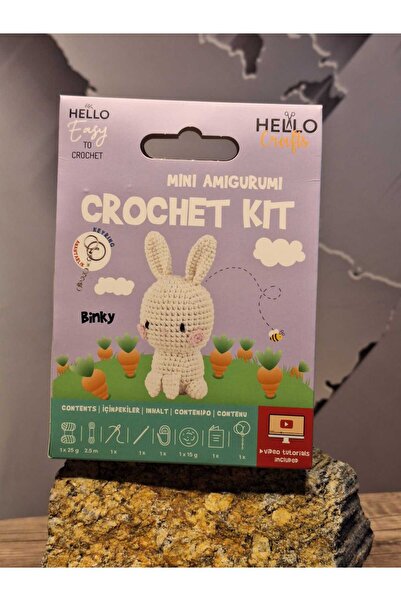 Hello Craft Kit de croșetat mini amigurumi BİNKY