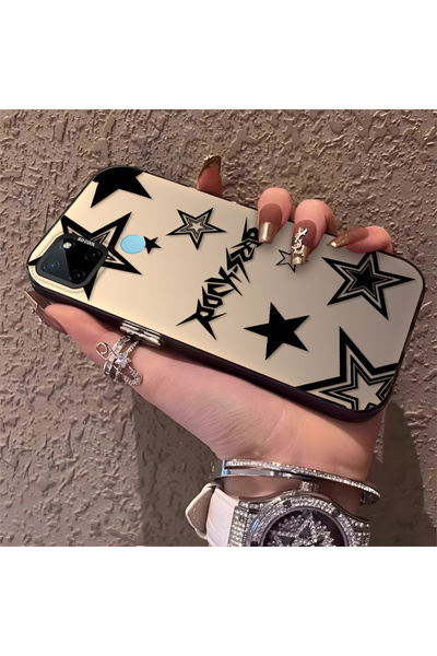 Hontinga حافظة هاتف من السيليكون متوافقة مع هاتف Realme C21Y، ذات حافة صلبة و...