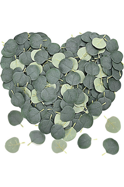 Choice1 100PCS 10PCS Fake Plants Silk Eucalyptus Leaf Diy Christmas Decorati ...