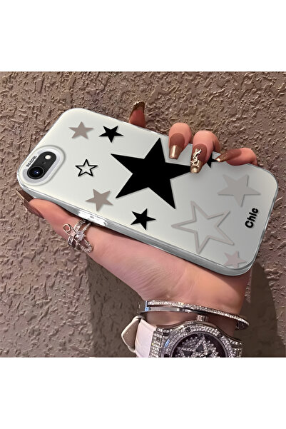 Hontinga حافظة هاتف من السيليكون متوافقة مع هاتف iPhone 7، ذات حافة صلبة ومضا...