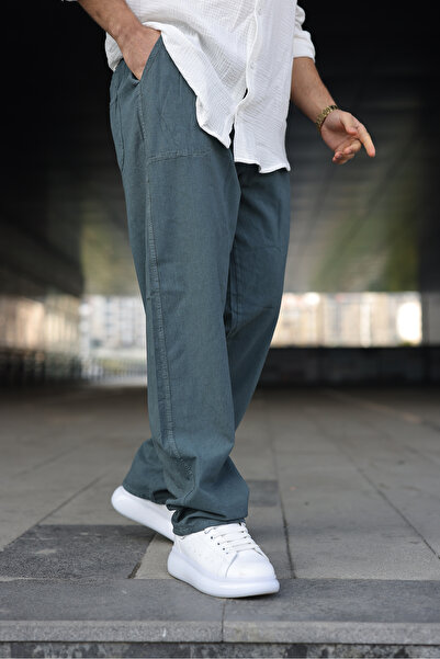 THEGENTMAN Linen Trousers Men