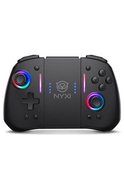 choice2 وحدة تحكم لاسلكية سوداء من NYXI Hyperion Meteor Light مزودة بـ 8 ألوا...