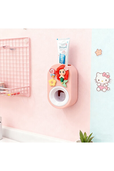 Choice 3D Cartoon Mermaid Automatic Toothpaste Squeezer for Children Cute Car...
