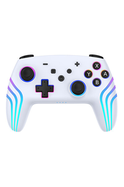 Choice SZ-933B White SZ-933B Wireless Controller for Switch with Six Axis Gyr...