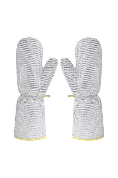 Choice1 Long Thickened Silver Wire Cleaning Gloves Non-Scratch Wear-resistant...