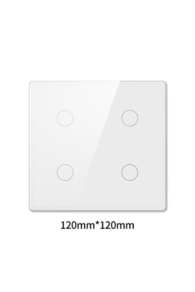 Choice5 4 Gang White 4/6/8 Gang Smart Tuya Wifi 4x4 Touch Panel Brazil Light ...