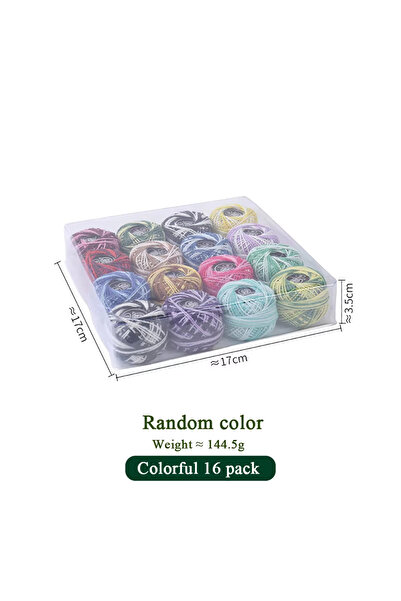 Choice1 2 10/16pcs Lace Thread Embroidery Floss Woven Embroidery Thread Set A...