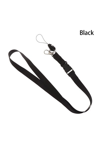 Choice9 Black 1pc Safety Hanging Neck Strap Lanyard For Mobile Phone ID Name ...