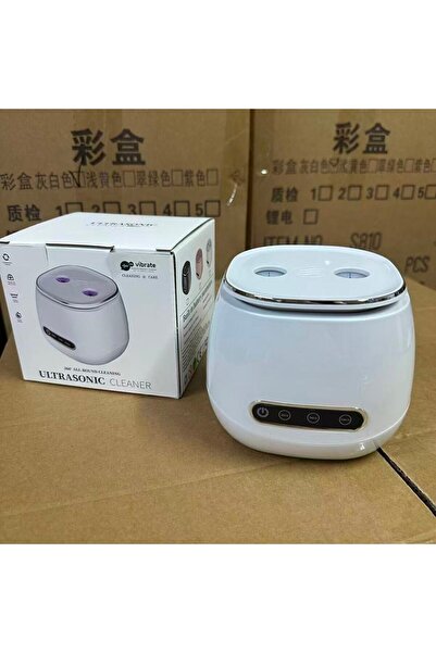 Choice جهاز تنظيف بالموجات فوق الصوتية أبيض اللون مزود بضوء فوق بنفسجي لتنظيف...