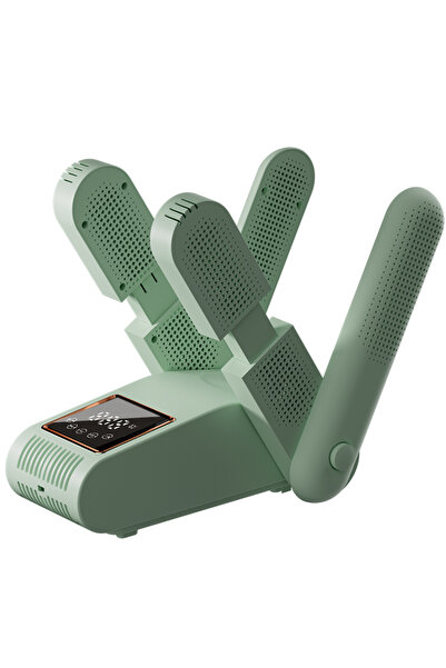 Choice3 مجفف أحذية كهربائي محمول باللون الأخضر من الاتحاد الأوروبي، قابل للطي...