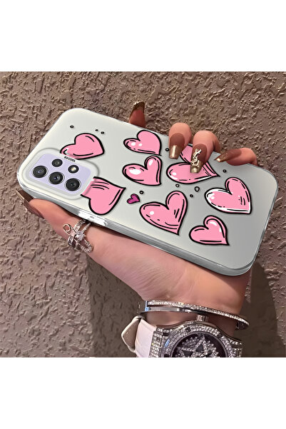 Hontinga حافظة هاتف سامسونج جالاكسي A72 متوافقة مع الحواف السيليكونية الصلبة ...