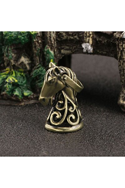 Choice Light Grey Vintage per Horse Head Bell Small Pendant for Car Key Holde...