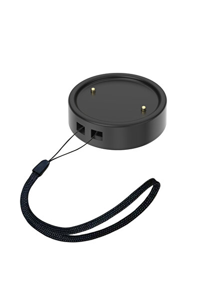 Choice شاحن حبل تعليق أسود بديل لشاحن ساعة Active2/GTR3/GTS3/GTR4/GTS4 الذكية...