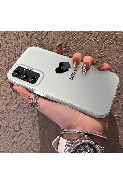 Hontinga حافظة هاتف سامسونج جالاكسي A14 4G متوافقة مع نمط القلب من السيليكون ...