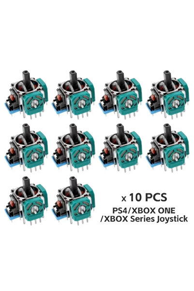 Choice1 10pcs 10/20/50PCS 3D Analog Joystick Replacement for PS5/PS4/Switch P...