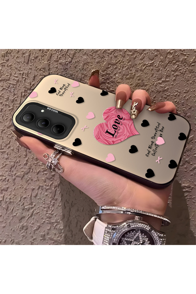 Hontinga حافظة هاتف سامسونج جالاكسي A35 متوافقة مع الحواف السيليكونية الصلبة ...