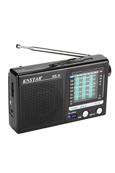 Choice راديو VIKEFON أسود خارجي ثنائي النطاق ستيريو SW/AM/FM، مؤشر، شاشة LCD،...