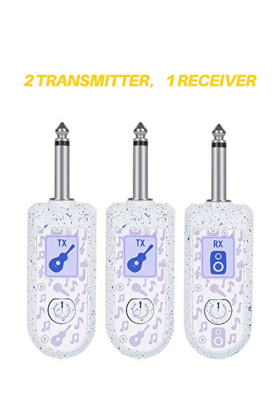 Choice محول WTU-05B BOMGE 6.35 لنظام إرسال واستقبال ميكروفون لاسلكي للجيتار، ...