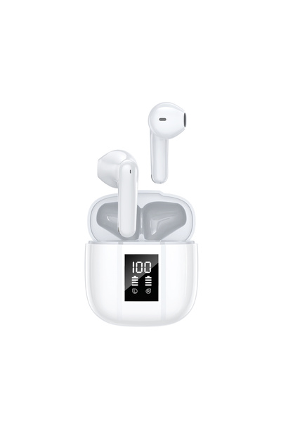 Choice WHITE Original i50 Earbuds ENC Earphones Noise Cancellation Digital Di...