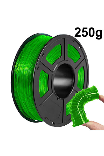 Choice TPU Trans green A 1.75mm TPU Transparent Green Flexible Filament 250g ...