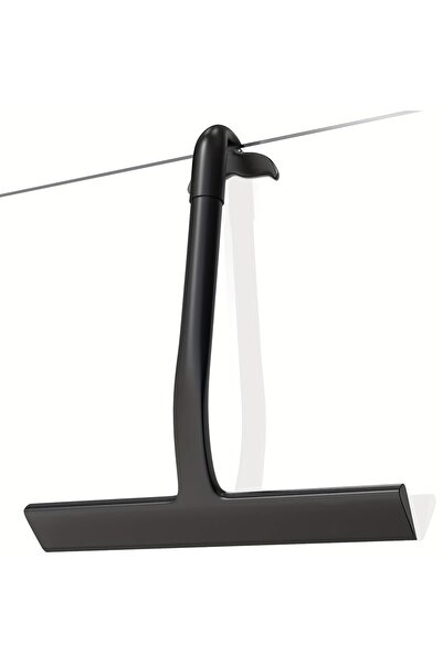 Choice ممسحة زجاج سيليكون سوداء قطعة واحدة للأبواب الزجاجية، مكشطة متعددة الأ...