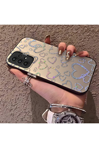 Hontinga حافظة هاتف سامسونج جالاكسي A23 متوافقة مع نمط القلب من السيليكون ذات...