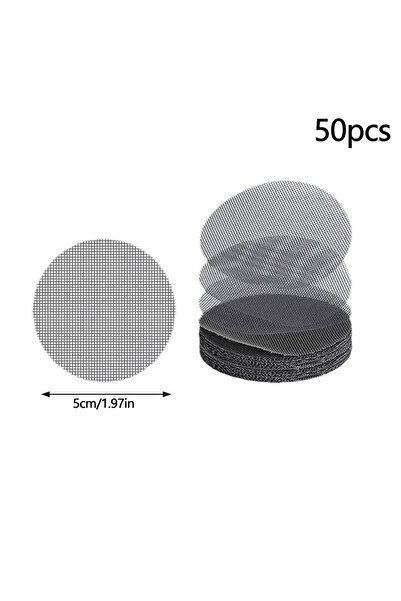 choice2 5cm 50PCS Pot Hole Mesh Pad - Round Drainage Screens for Plant Pots P...