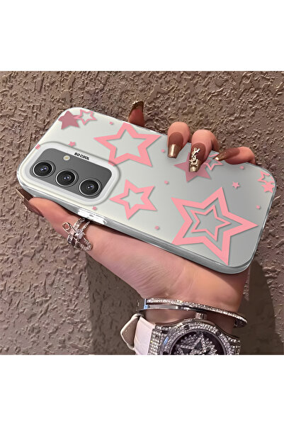 Hontinga حافظة هاتف سيليكون متوافقة مع هاتف سامسونج جالاكسي S24، مزينة بنمط ا...