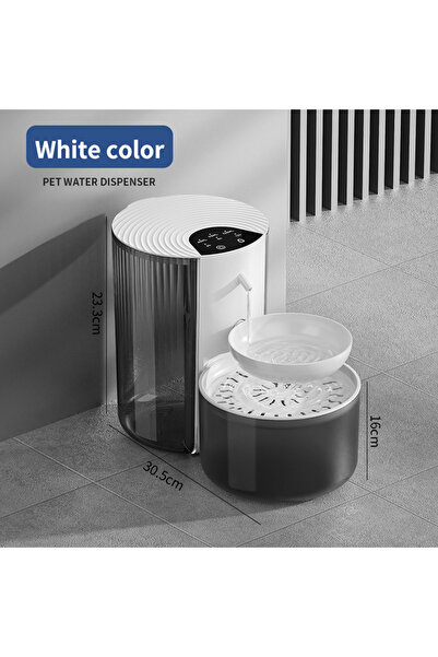 Choice نافورة مياه لاسلكية أوتوماتيكية للحيوانات الأليفة سعة 3 لترات، قابلة ل...