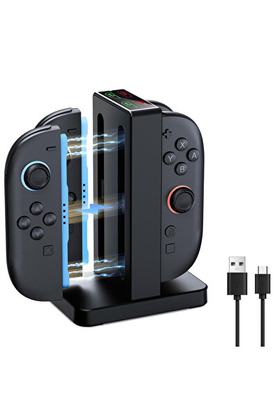 Choice black Enhanced Controller Charger For Nintendo Switch 2, Charging Dk f...