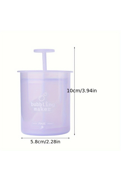 Choice Purple Portable Handheld Manual Facial Cleanser Foaming Pump - Face Wa...