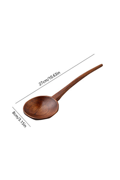 Choice one size 1Pcs Long Handle Ramen Wooden Spoon Japanese Kitchen Cooking ...