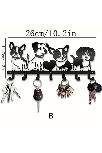 Choice1 B Cute Key Holder for Wall Decorative, Metal Holder, Key Organizer fo...